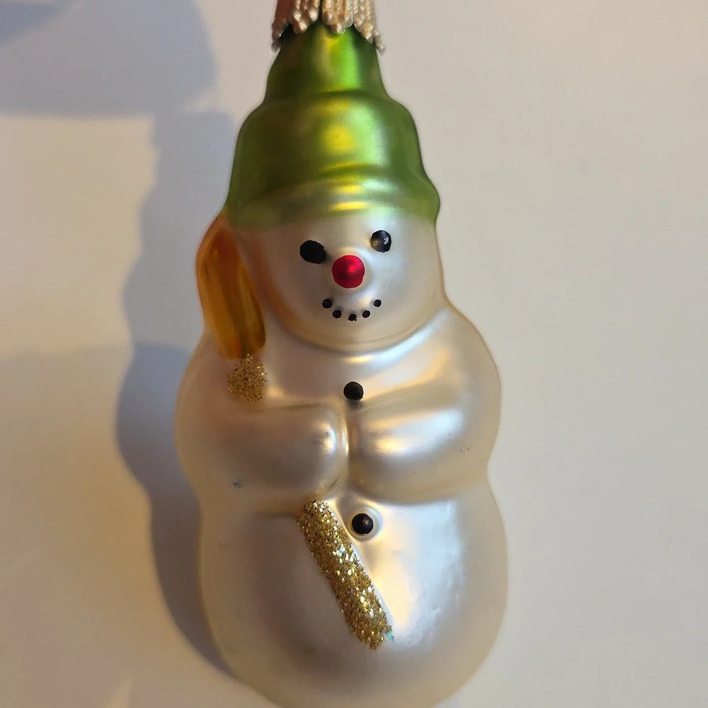 Vintage Blown Glass Christmas Ornaments Set - Germany